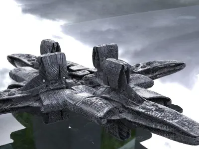 This spaceship design big  3D model