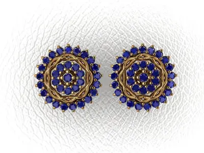 Elegant Earrings 3D print model
