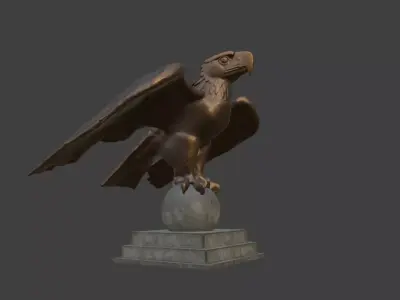 German WW2 eagle scanned in Berlin  3D model
