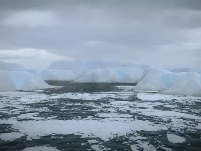 Arctic Ocean Low-poly 3D model