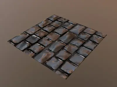 Floor V1 Low-poly 3D model
