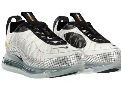 Cyberpunk fashion sneaker Techwear scifi future shoes footwear 3D model