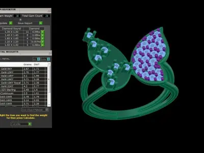 Light Wt Ring - 64 3D print model