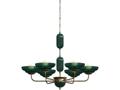 Verde Chandelier by Kalco Lighting 3D model