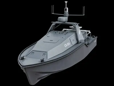  Corsair Saronic - Unmanned Robotic Autonomous Surface Vessel PBR 