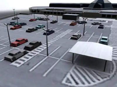 Innsbruck Shop Low-poly 3D model