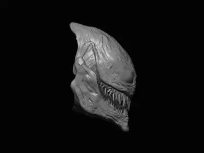 Venom wraith hand puppet model 3D model