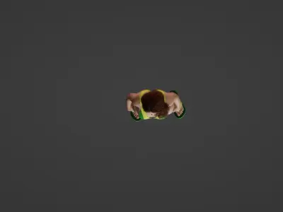 Realistic 3D Model of a Tranquil Beach Beauty 3D model