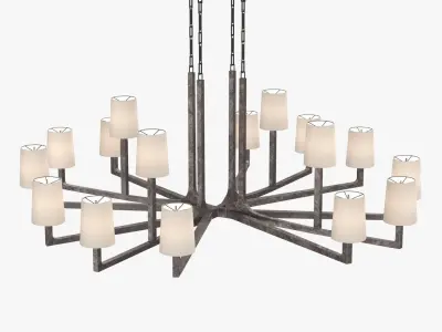 Wright Round Chandelier 60-inch 3D model