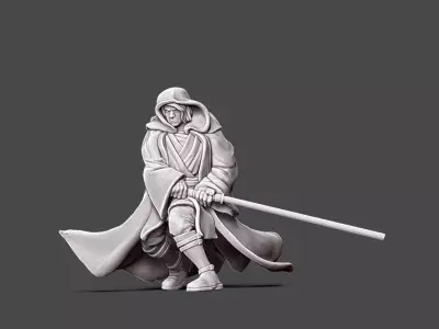 Dark adept - 35mm scale 3D print model