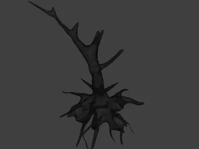 Blobby Heaven Environment y2k bloom cyber abstract chrometype   3D model