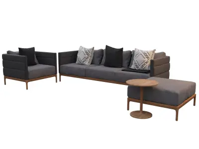 Sofa outdoor  3D model