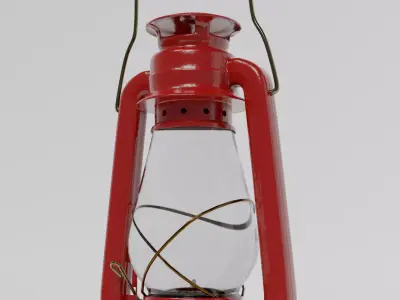 Oil Lamp 3D model 5