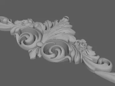 Decor for furniture 3D model 48