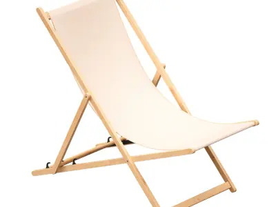 Chaise lounge chair sun lounger 3D model