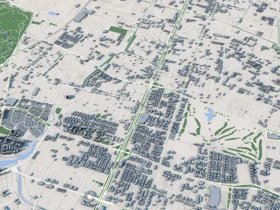 Bogota City Colombia 3D model