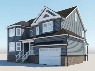 American house  3D model