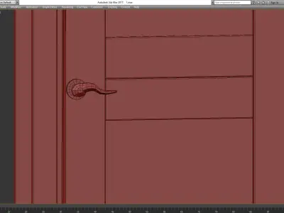 Bianco Noble Belldinni Modern Interior Door 3d model Low-poly 3D model