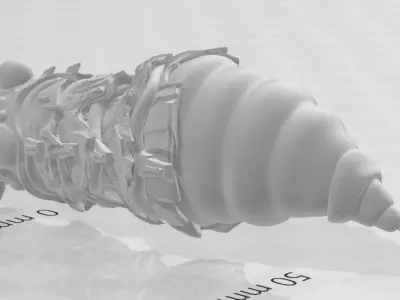 Star Trek Lower Decks nacelle sucker from intro 3D print model