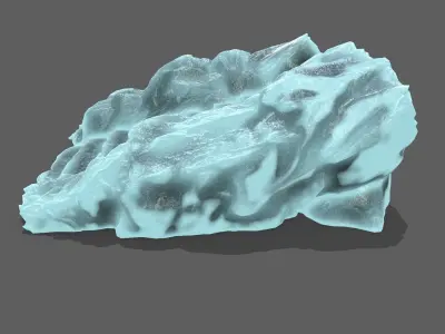 Stairs rock Low-poly 3D model buy