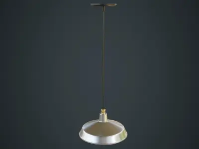 Hanging Lamp 2B Low-poly 3D model