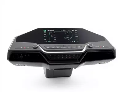 Futuristic Vehicle Dashboard model pack with Interactive Display Low-poly 3D model