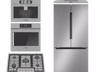 BOSCH kitchen appliance collection 3D model