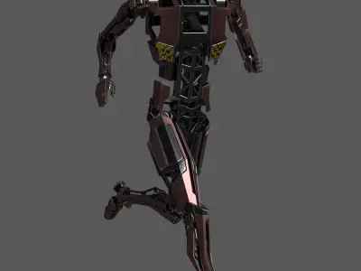 Animated Robot 3D model