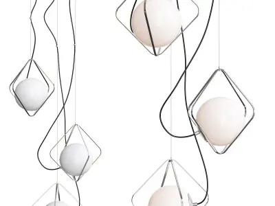 Italux Canto PEN-5696-3-BKCR 3D model