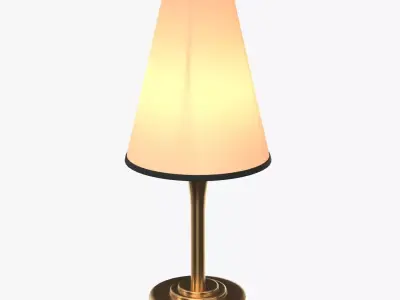 Table Lamp On Bar Banquette PBR 3D model