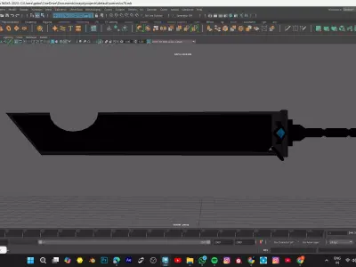 SWORD MODEL Low-poly 3D model