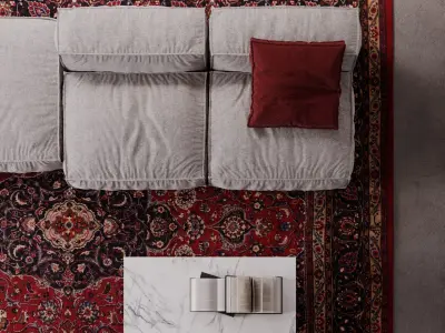 Virtual Location 004 - Cinema 4D  Corona scene 3D model 3D model