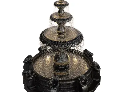 fountain 24 3D model