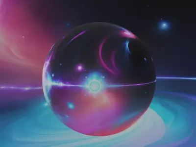 Panoramic Sky SET - Celestial Odyssey 02 - 3D mesh and Sphere Low-poly 3D model