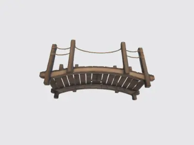 Bridge Low-poly 3D model order