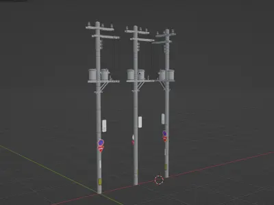 telephonepole Free 3D model