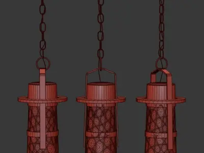 Balthus hanging light  3D model