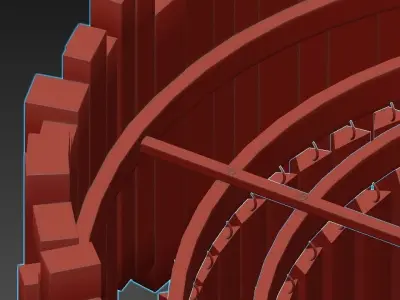 Empire Snooker Suspension 3D model