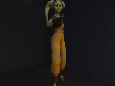 Kaela Dreen Starfighter Ace 3D print model