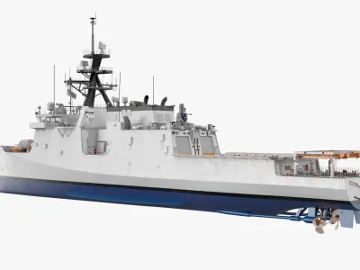  Large Coast Guard Patrol Vessel 