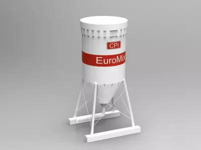 EuroMix Silo 3D model