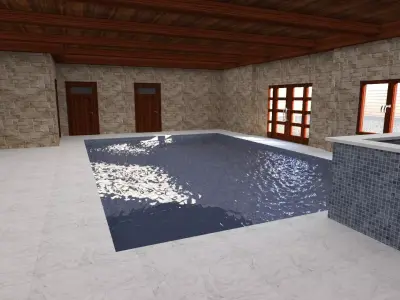 Swimming pool 3D model
