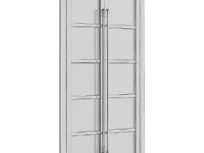 Interior door 26 Low-poly 3D model