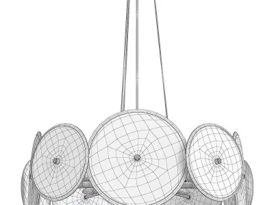 Remedi Chandelier Low-poly 3D model