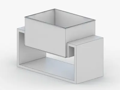 1382 - Table Lamp Low-poly 3D model