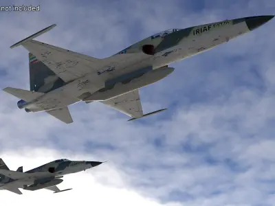  Combat Fighter HESA Saeqeh with Pilot in Flight 