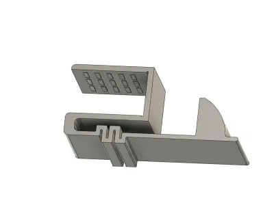 Closet or Shelf door auto lock 3D print model