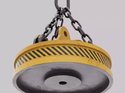 Industrial Magnet 3D model
