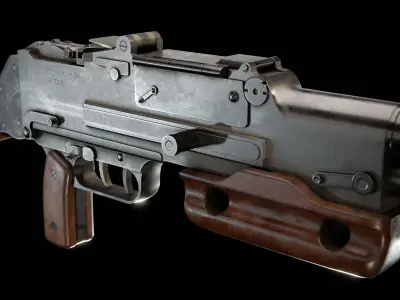 Chatellerault FM M24-29 Low-poly 3D model