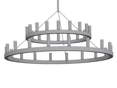 Chandelier 2 Tier Suspension 3D model